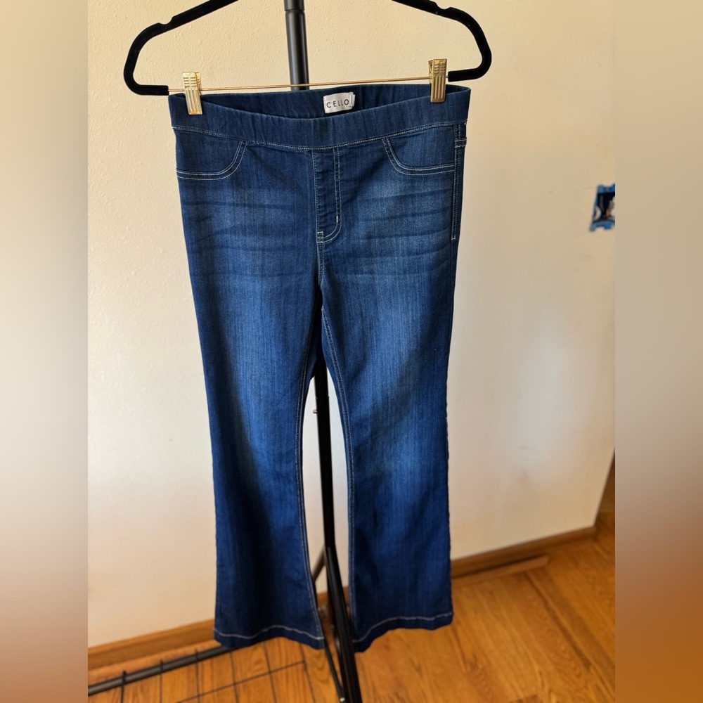 Cello Women's Dark Blue Flare Jeans